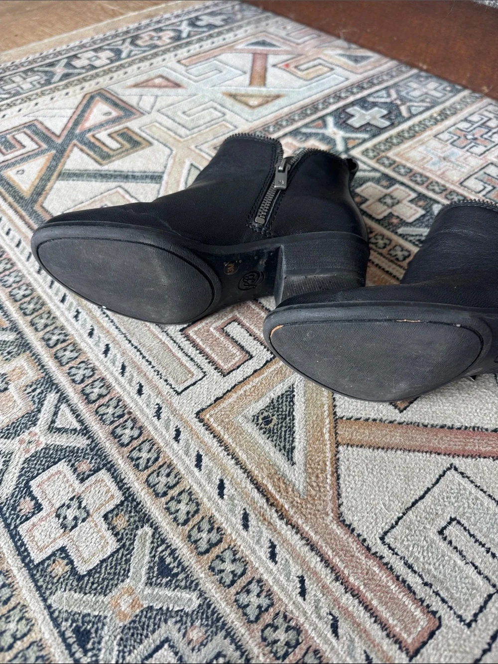 Little Girl- Sz 13- Leather Zip Ankle Boots Lucky Brand